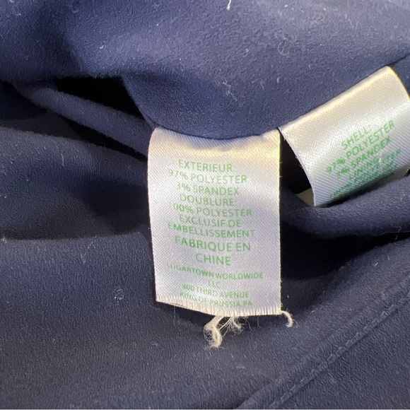 Lilly Pulitzer SHEA STRETCH DRESS Sequin V-neck Collar Casual Preppy Navy SIZE 2 - Picture 4 of 13